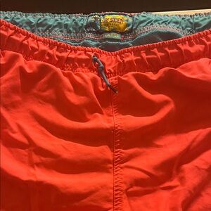 Society Bright Coral Swim Shorts